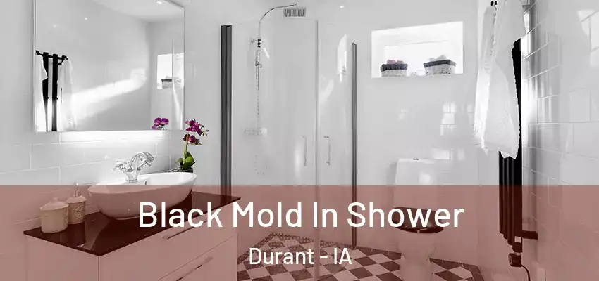 Black Mold In Shower Durant - IA