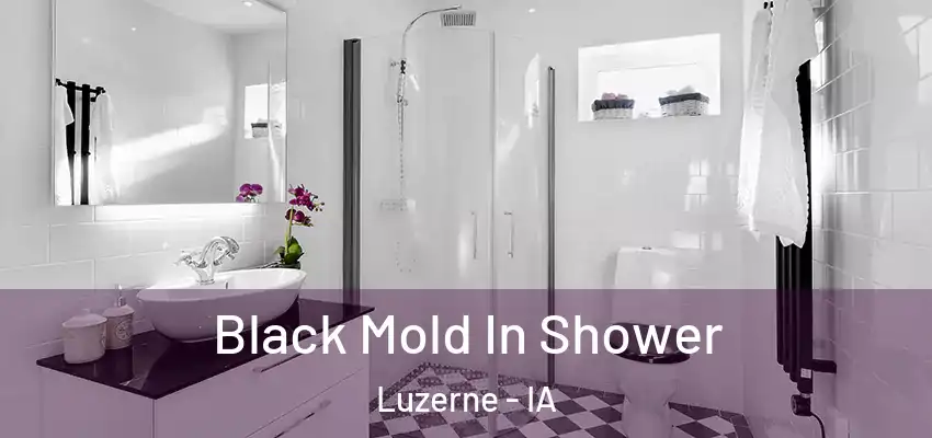  Black Mold In Shower Luzerne - IA