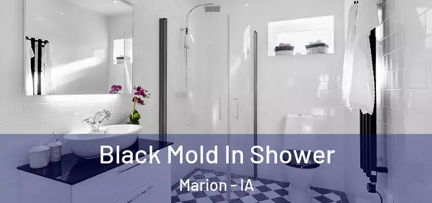  Black Mold In Shower Marion - IA