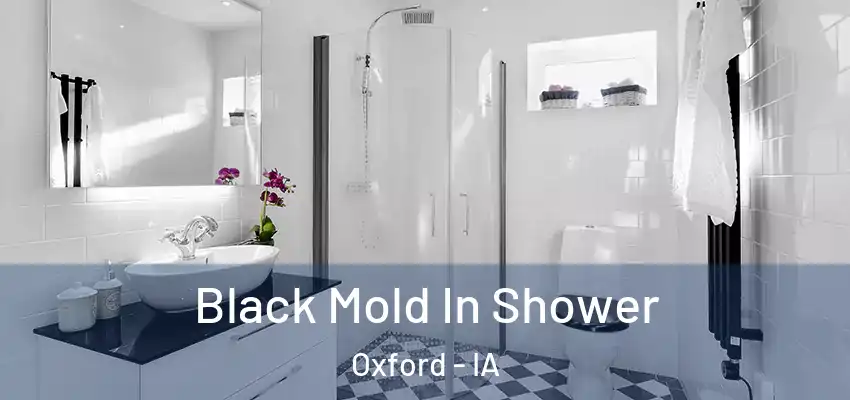  Black Mold In Shower Oxford - IA