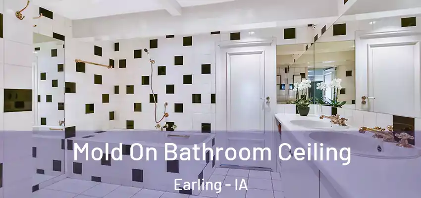 Mold On Bathroom Ceiling Earling - IA