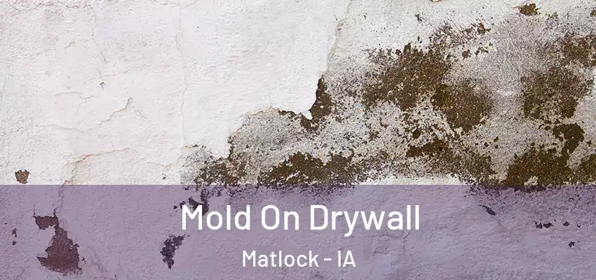 Mold On Drywall Matlock - IA